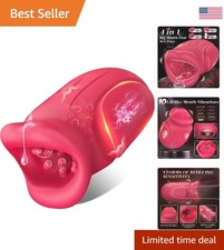 Red Silicone Male Stroker with